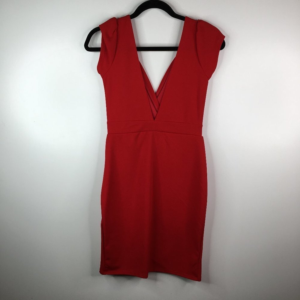 Lulu's Red Midi Dress - Picture 6 of 9